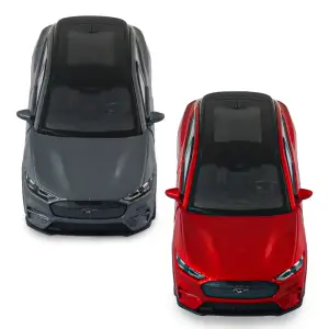 Автомодель FORD MUSTANG MACH-E GT 2023 (красный, серебристо-серый) TechnoDrive (250387W)
