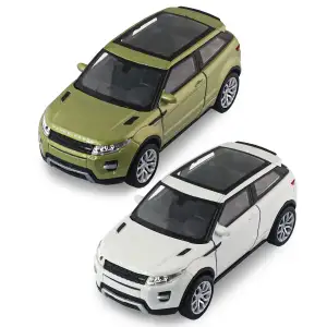 Автомодель LAND ROVER RANGE ROVER EVOQUE (белый, зеленый) TechnoDrive (250388W)