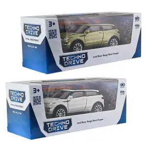 Автомодель LAND ROVER RANGE ROVER EVOQUE (белый, зеленый) TechnoDrive (250388W)