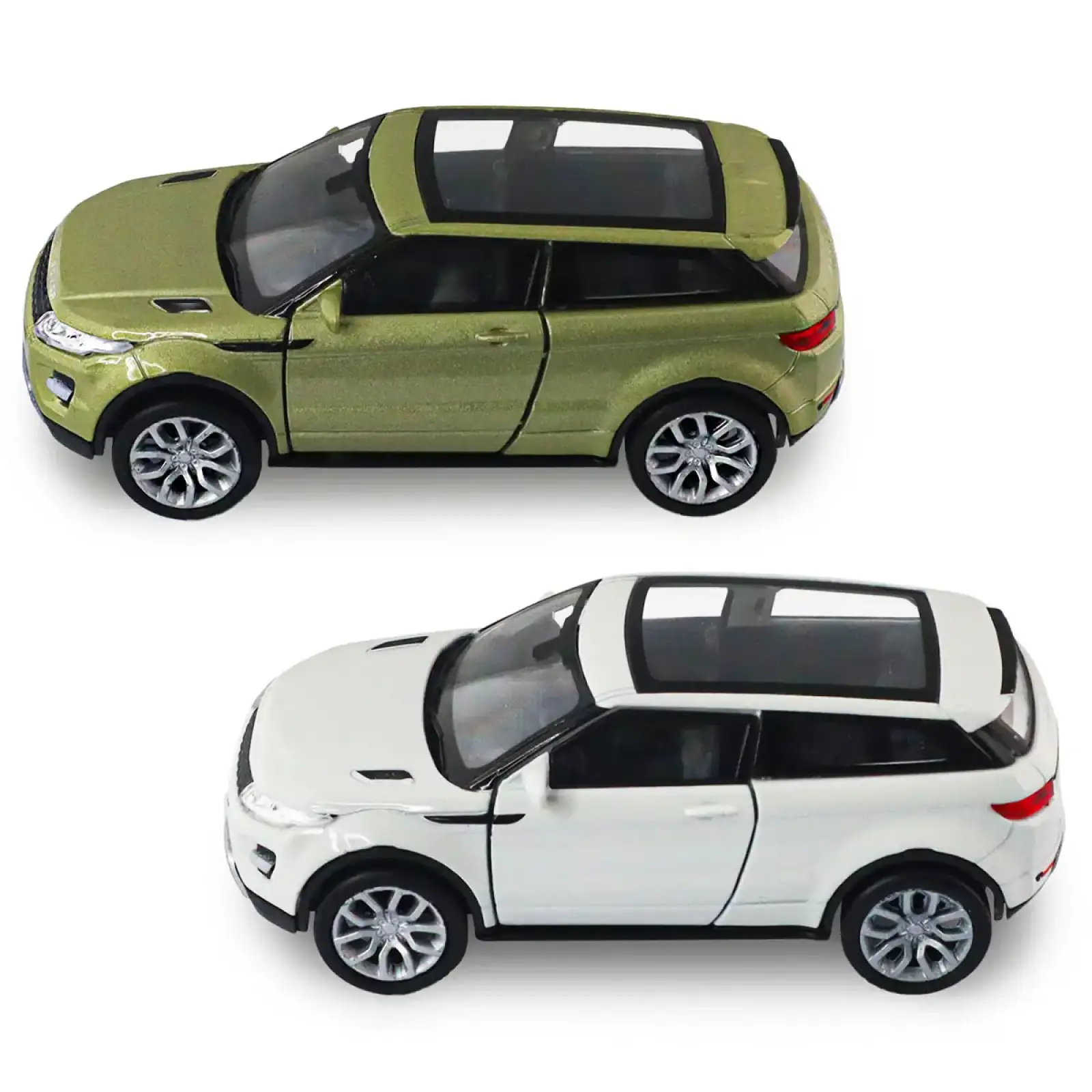 Автомодель LAND ROVER RANGE ROVER EVOQUE (белый, зеленый) TechnoDrive (250388W)