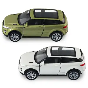 Автомодель LAND ROVER RANGE ROVER EVOQUE (белый, зеленый) TechnoDrive (250388W)