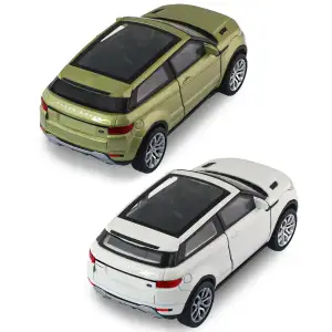 Автомодель LAND ROVER RANGE ROVER EVOQUE (белый, зеленый) TechnoDrive (250388W)