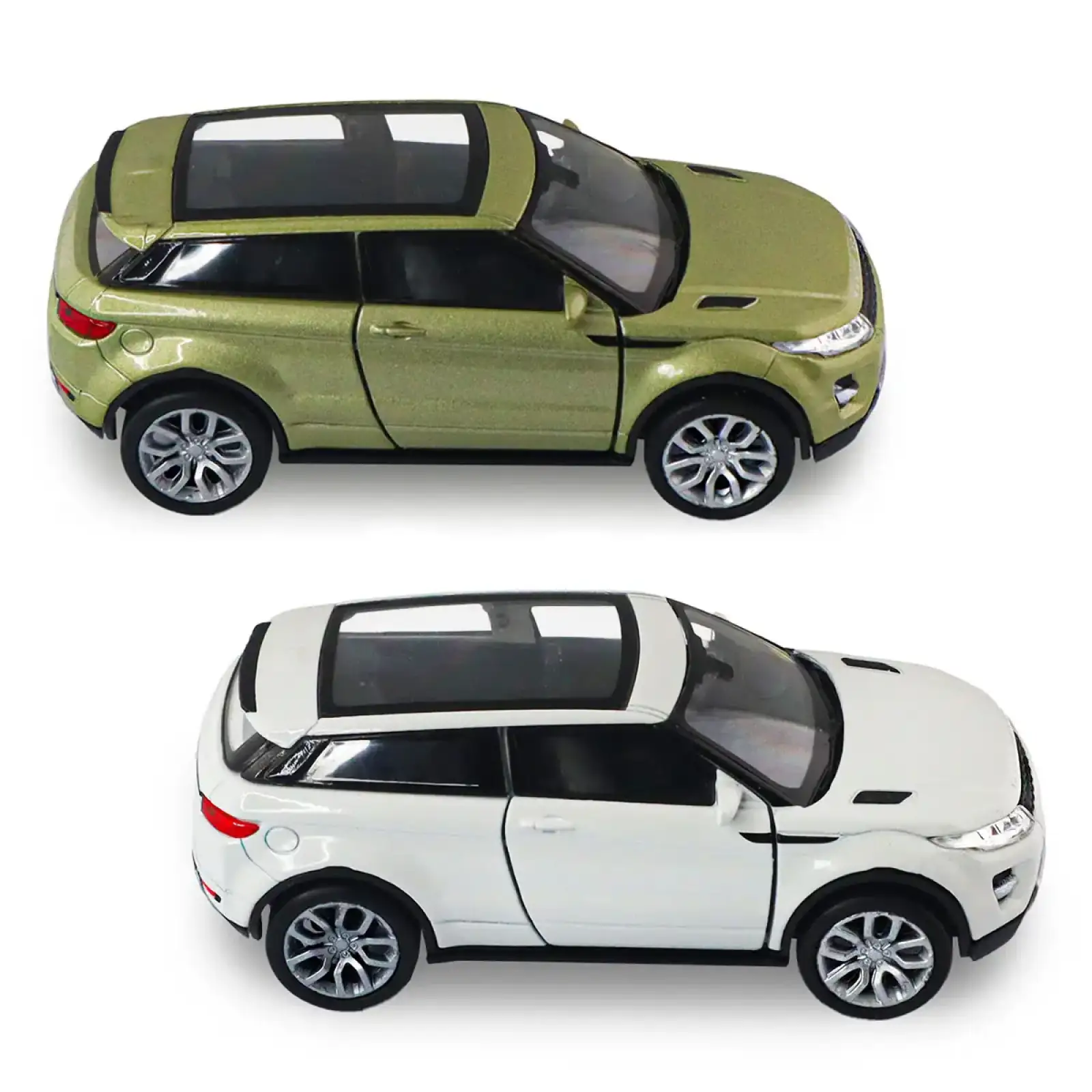 Автомодель LAND ROVER RANGE ROVER EVOQUE (белый, зеленый) TechnoDrive (250388W)