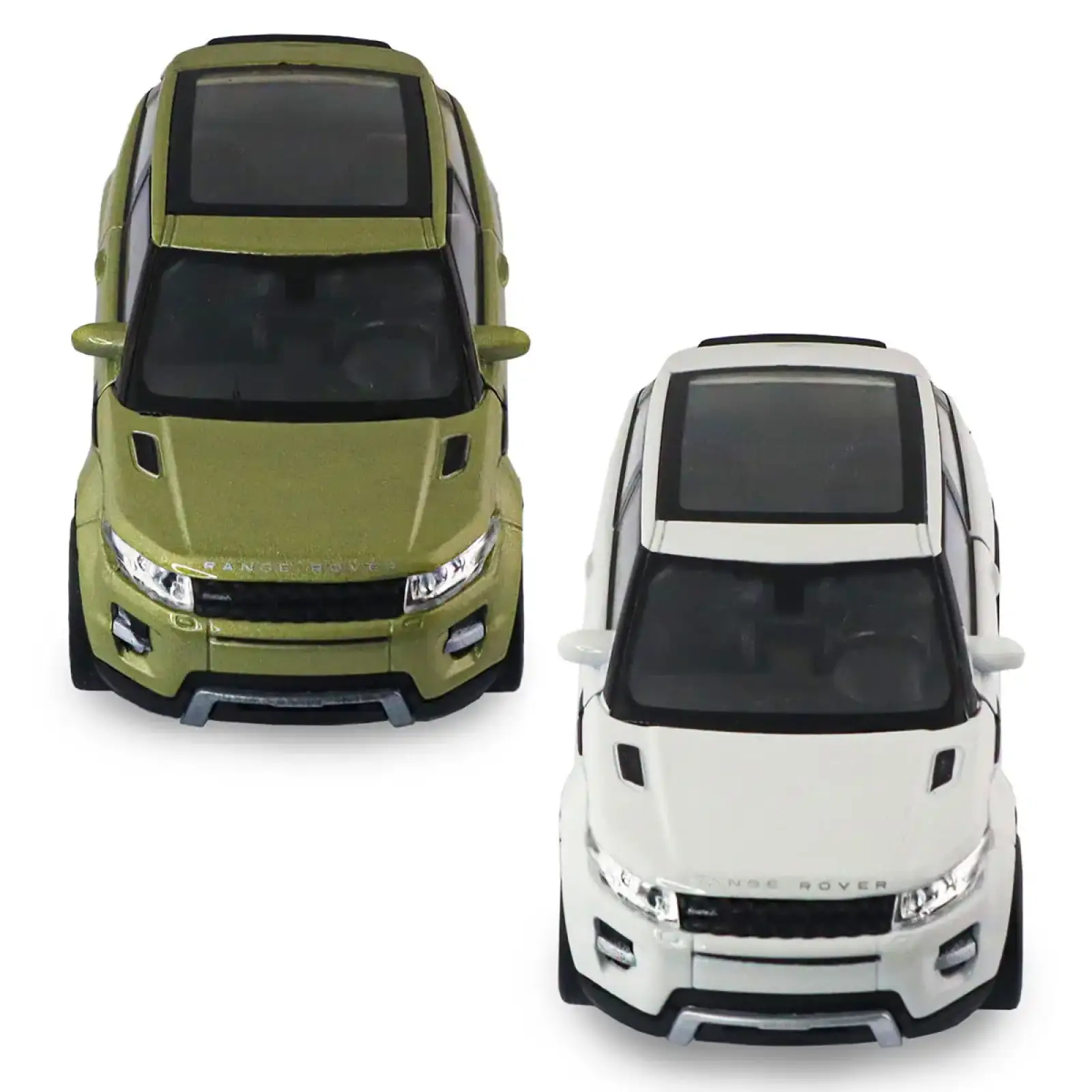 Автомодель LAND ROVER RANGE ROVER EVOQUE (белый, зеленый) TechnoDrive (250388W)