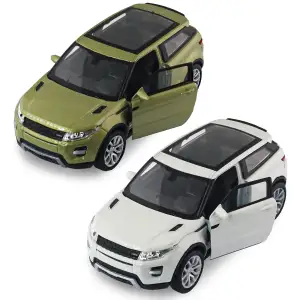 Автомодель LAND ROVER RANGE ROVER EVOQUE (белый, зеленый) TechnoDrive (250388W)