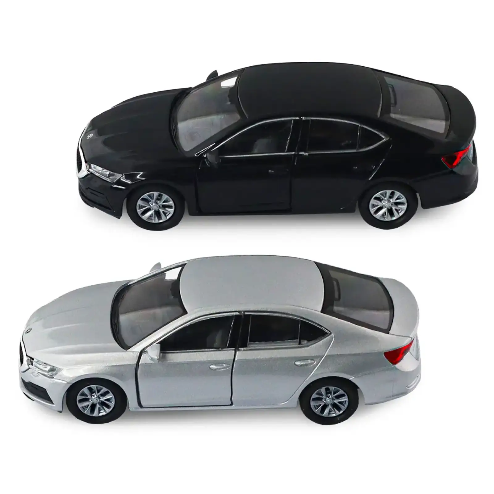 Автомодель - SKODA OCTAVIA (черный, серебристый) TechnoDrive (250389W)