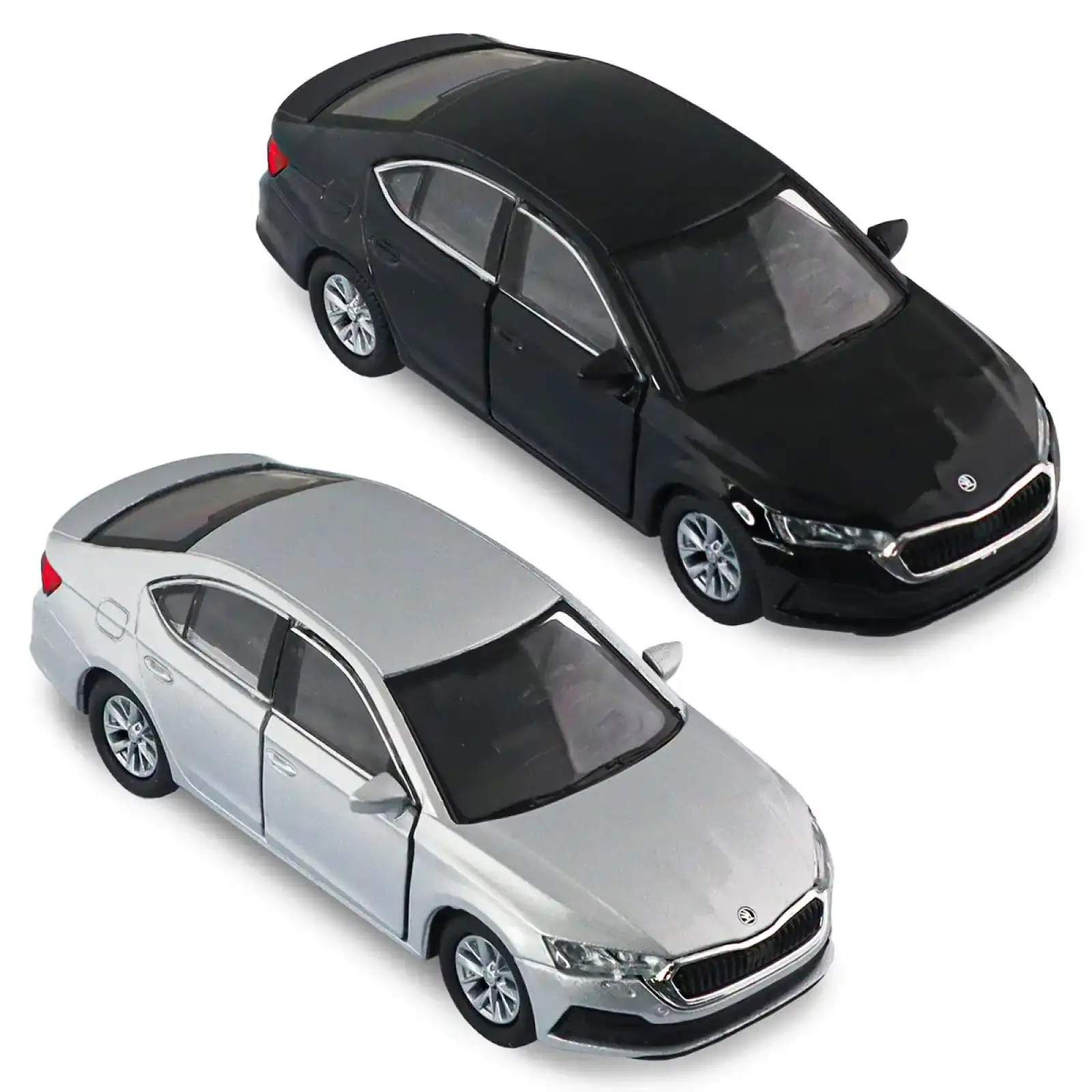 Автомодель - SKODA OCTAVIA (черный, серебристый) TechnoDrive (250389W)