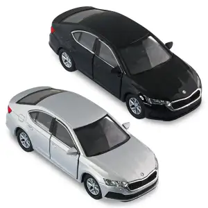 Автомодель - SKODA OCTAVIA (черный, серебристый) TechnoDrive (250389W)