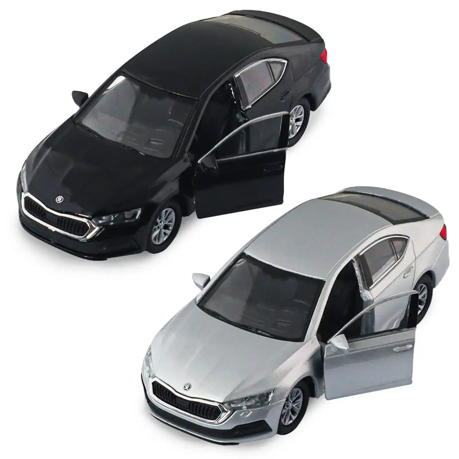 Автомодель - SKODA OCTAVIA (черный, серебристый) TechnoDrive (250389W)