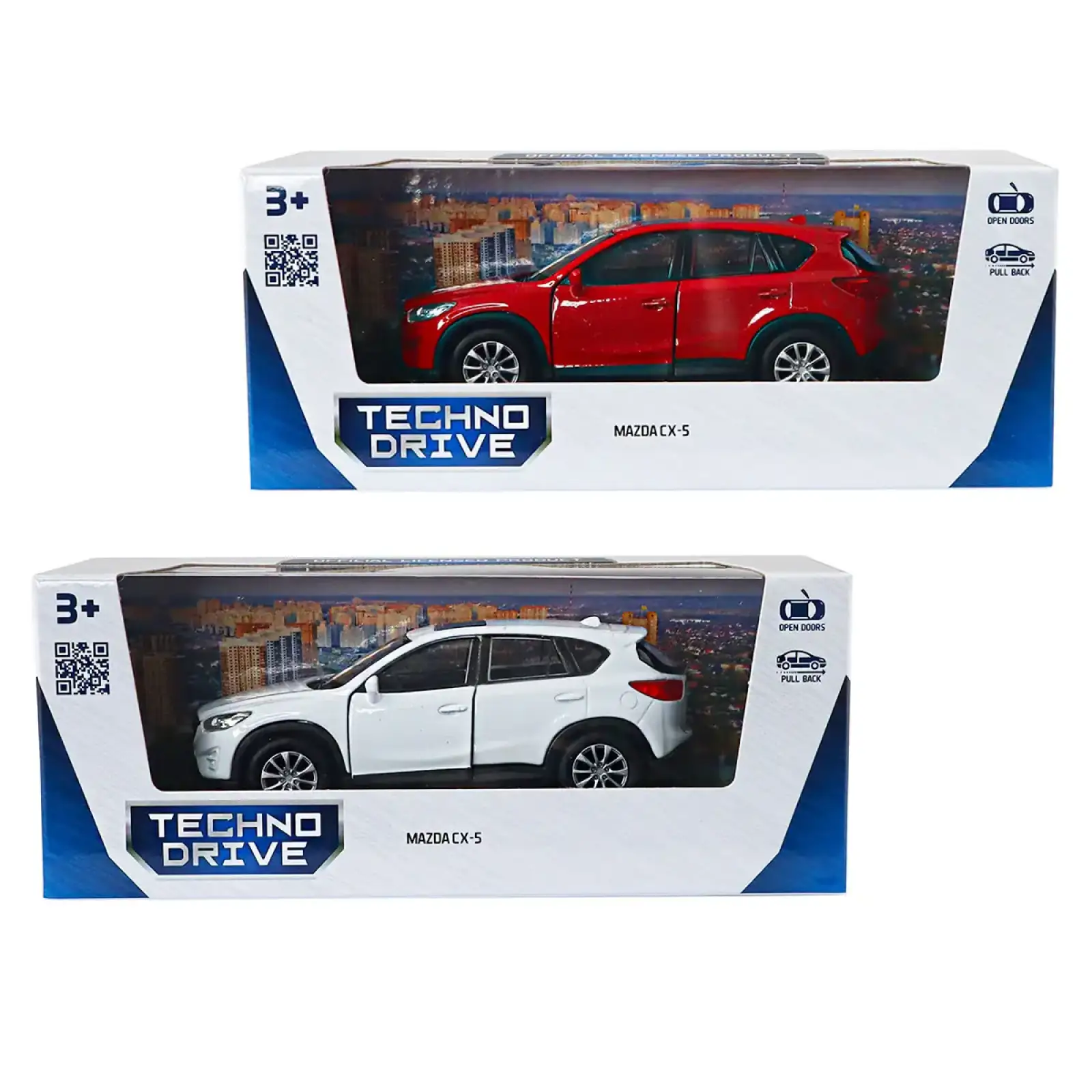 Автомодель – MAZDA CX-5 (красный, белый) TechnoDrive (250390W)