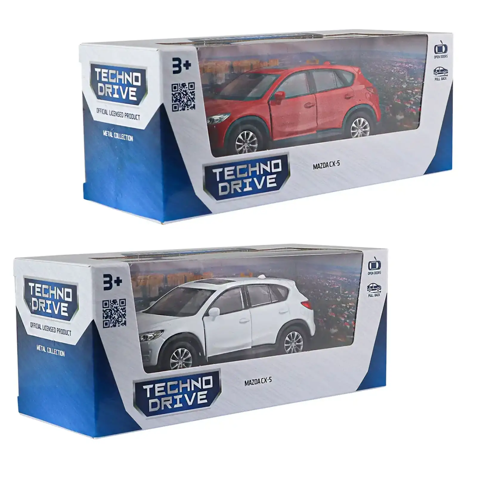 Автомодель – MAZDA CX-5 (красный, белый) TechnoDrive (250390W)