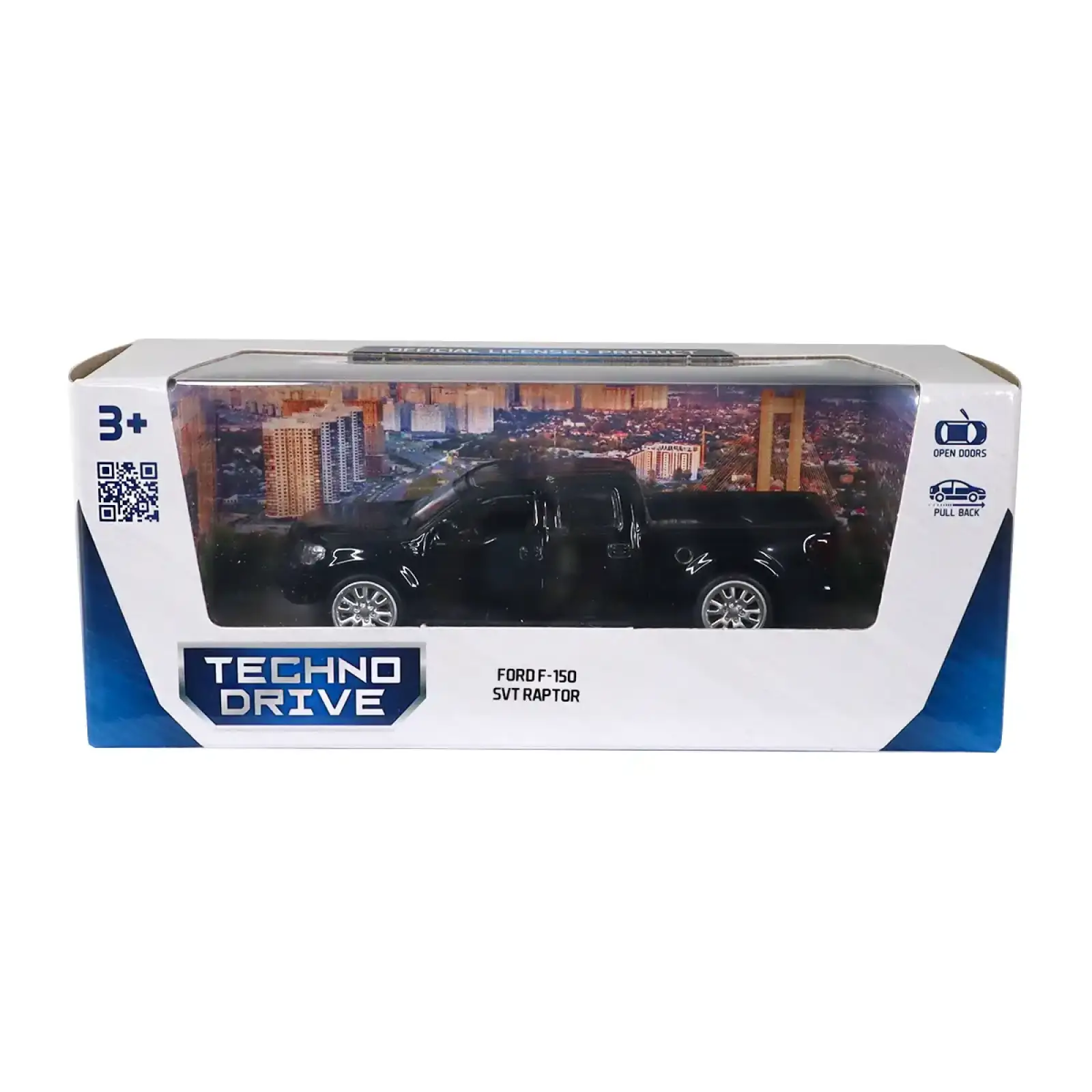 Автомодель FORD F-150 SVT RAPTOR (черный) TechnoDrive (250398)
