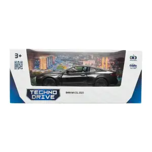 Автомодель BMW M4 CSL 2023 (черный) TechnoDrive (250435U)