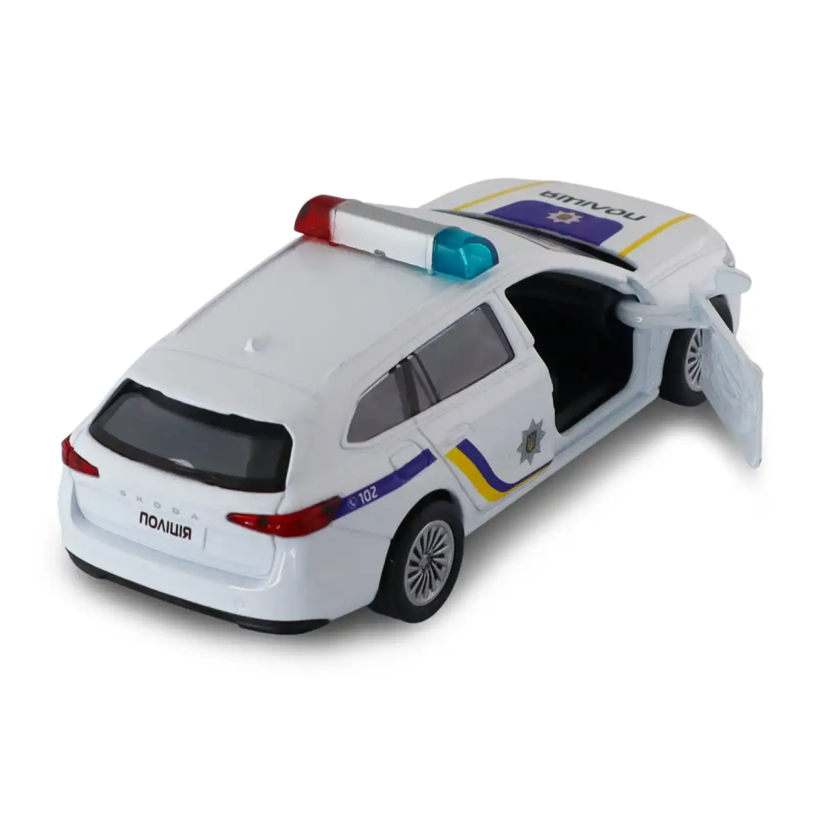 Автомодель SKODA SUPERB COMBI iV ПОЛИЦИЯ TechnoDrive (250947)