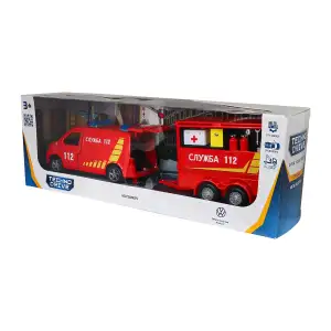 Игровой набор - VOLKSWAGEN СЛУЖБА 112 (с прицепом) TechnoDrive (520322.270)