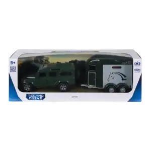 Игровой набор - LAND ROVER (с прицепом и фигурками лошадей) TechnoDrive (520460.270)