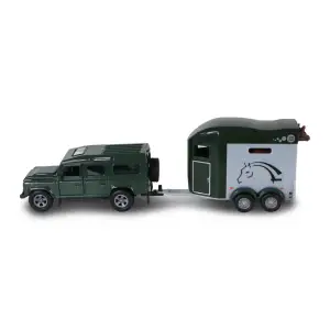 Игровой набор - LAND ROVER (с прицепом и фигурками лошадей) TechnoDrive (520460.270)