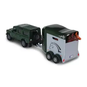 Игровой набор - LAND ROVER (с прицепом и фигурками лошадей) TechnoDrive (520460.270)