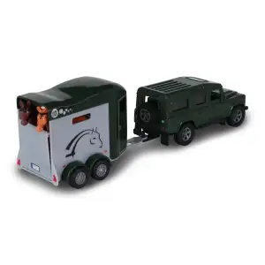 Игровой набор - LAND ROVER (с прицепом и фигурками лошадей) TechnoDrive (520460.270)