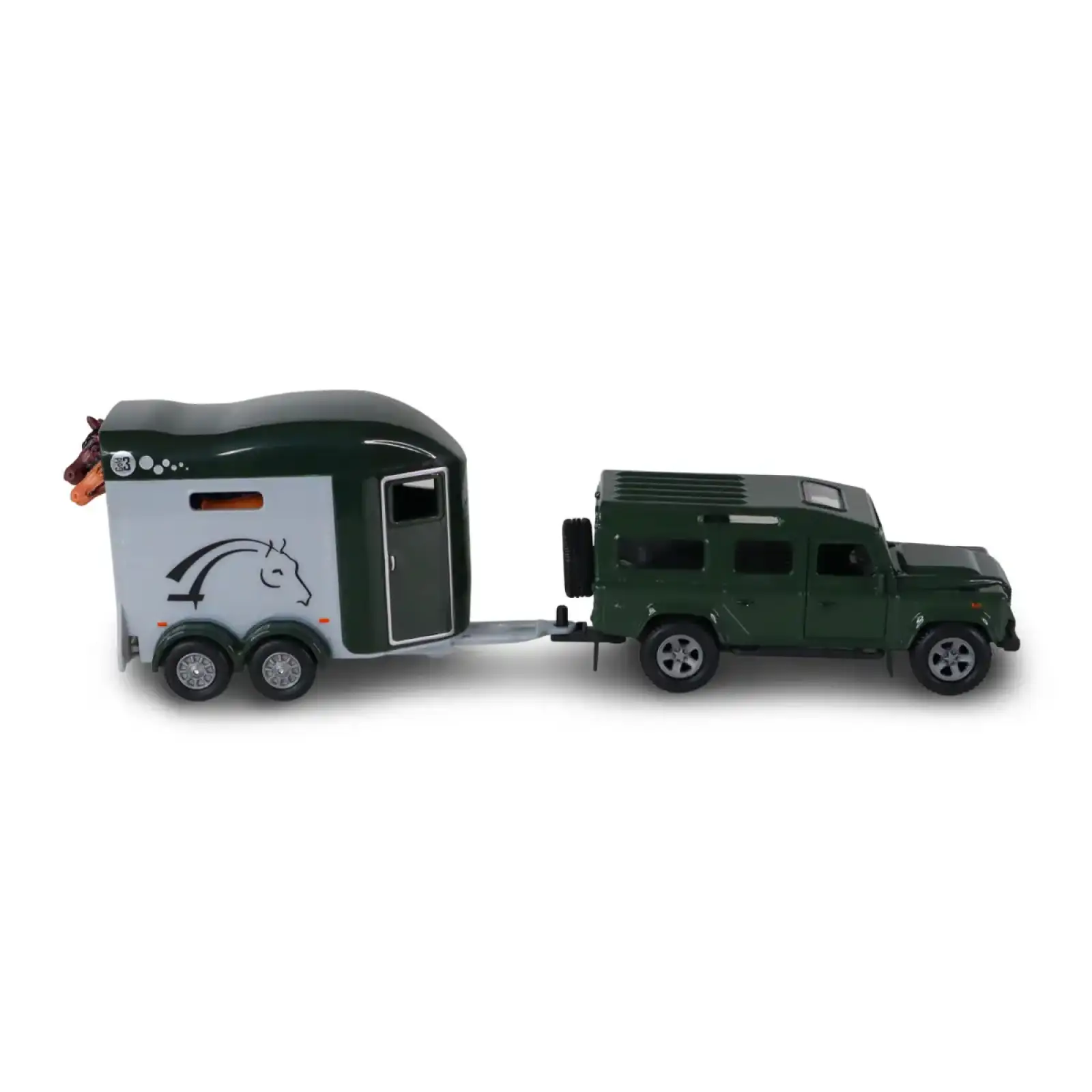 Игровой набор - LAND ROVER (с прицепом и фигурками лошадей) TechnoDrive (520460.270)