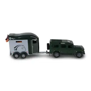 Игровой набор - LAND ROVER (с прицепом и фигурками лошадей) TechnoDrive (520460.270)