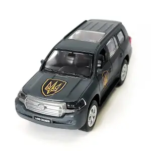 Автомодель серии "Шевроны Героев" –– TOYOTA LAND CRUISER – "РУБЕЖ" TechnoDrive (KM6010)