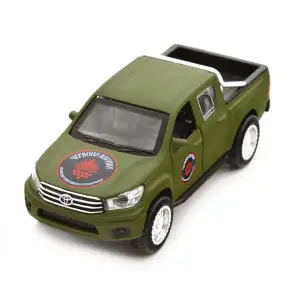 Автомодель серии "Шевроны Героев" – TOYOTA HILUX – "КРАСНАЯ КАЛИНА" TechnoDrive (KM6119)