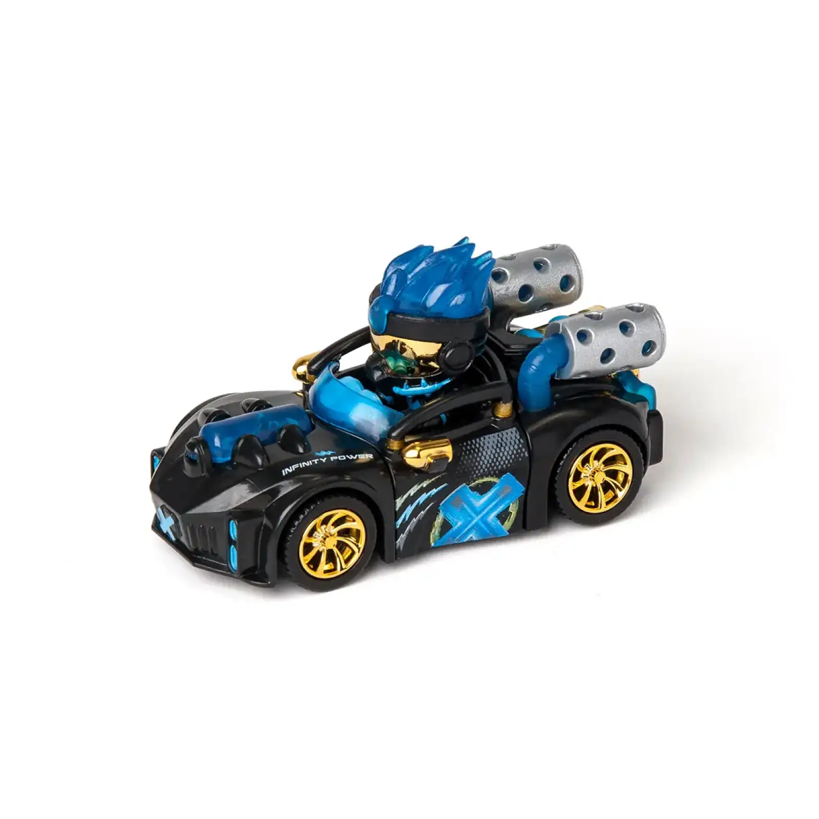 Машинка-конструктор T-RACERS – МИКСУЙ И ДРАЙВУЙ (с гонщиком, в асс., в дисплее) (PTR1D208UA01)