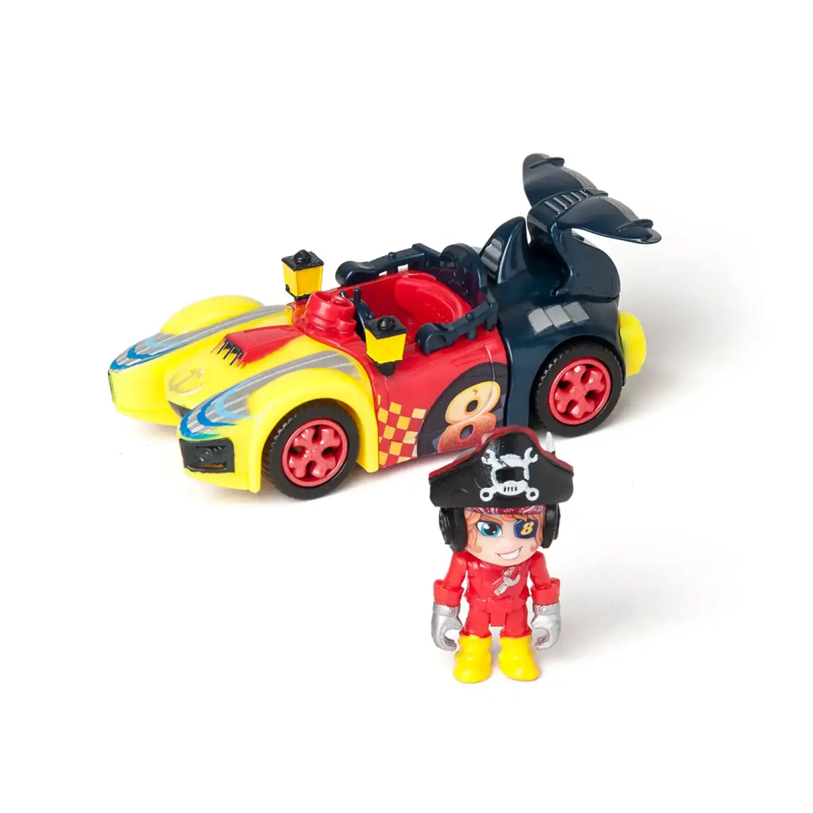 Машинка-конструктор T-RACERS – МИКСУЙ И ДРАЙВУЙ (с гонщиком, в асс., в дисплее) (PTR1D208UA01)