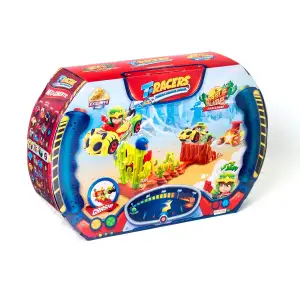 Игровой набор T-RACERS – ПРЫЖОК ОРЛА (машинка-конструктор, гонщик, аксесс.) (PTRSD014IN01)
