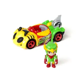 Игровой набор T-RACERS – ПРЫЖОК ОРЛА (машинка-конструктор, гонщик, аксесс.) (PTRSD014IN01)