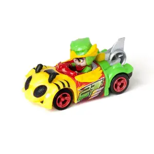 Игровой набор T-RACERS – ПРЫЖОК ОРЛА (машинка-конструктор, гонщик, аксесс.) (PTRSD014IN01)