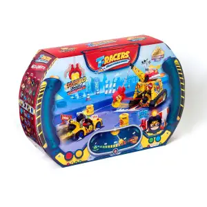 Игровой набор T-RACERS – ТУРБОКРАН (машинка-конструктор, гонщик, аксесс.) (PTRSD014IN11)