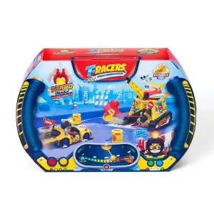 Игровой набор T-RACERS – ТУРБОКРАН (машинка-конструктор, гонщик, аксесс.) (PTRSD014IN11)