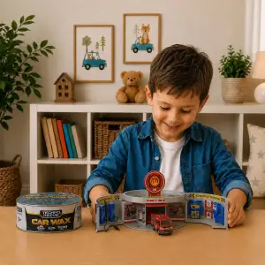 Ігровий набір CAR WAX - АВТОСЕРВІС З МІНІМОДЕЛЛЮ ЗМІНИ КОЛІР (в асорт.) TechnoDrive (SK-112LKS)