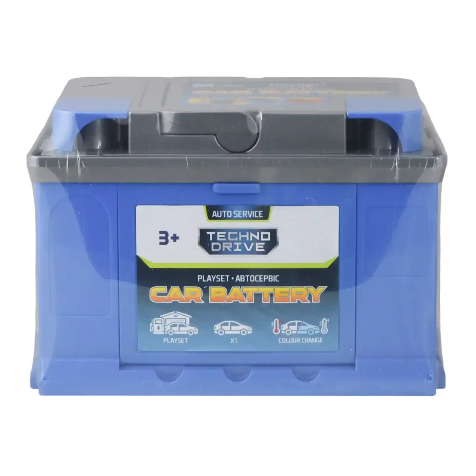 Ігровий набір CAR BATTERY - АВТОСЕРВІС З МІНІМОДЕЛЛЮ ЗМІНИ КОЛІР (в асорт.) TechnoDrive (SK-121SKS)