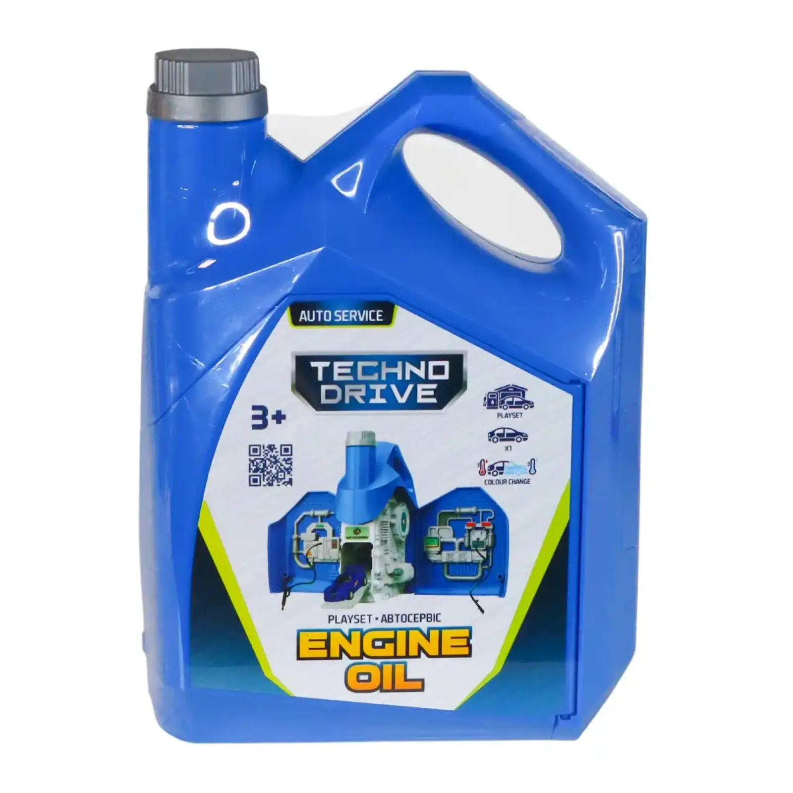 Ігровий набір ENGINE OIL - АВТОСЕРВІС З МІНІМОДЕЛЛЮ ЗМІНИ КОЛІР (в асорт.) TechnoDrive (SK-122SKS)