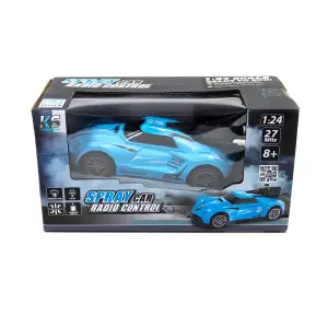 Автомобіль Spray Car на р/к – Sport (блакитний, 1:24, світло, вихлопна пара) Sulong Toys (SL-354RHBL)