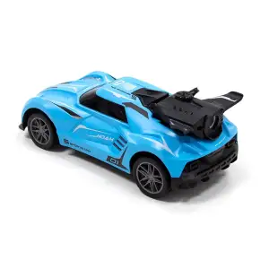 Автомобіль Spray Car на р/к – Sport (блакитний, 1:24, світло, вихлопна пара) Sulong Toys (SL-354RHBL)