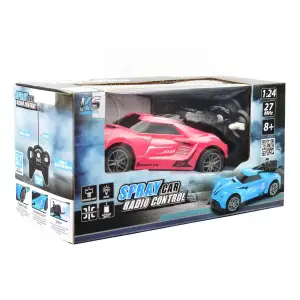Автомобиль SPRAY CAR на р/у – SPORT (розовый, 1:24, свет, выхлопной пар) Sulong Toys (SL-354RHP)
