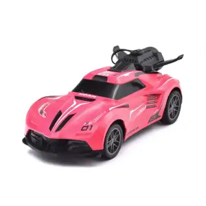 Автомобиль SPRAY CAR на р/у – SPORT (розовый, 1:24, свет, выхлопной пар) Sulong Toys (SL-354RHP)