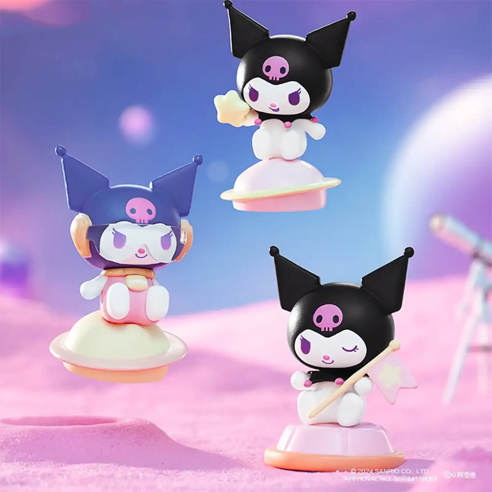 Фігурка-сюрприз POP TOP KUROMI – ГАЛАКТИЧНІ ПРИГОДИ (світло, в ас.) (24MQD-033)
