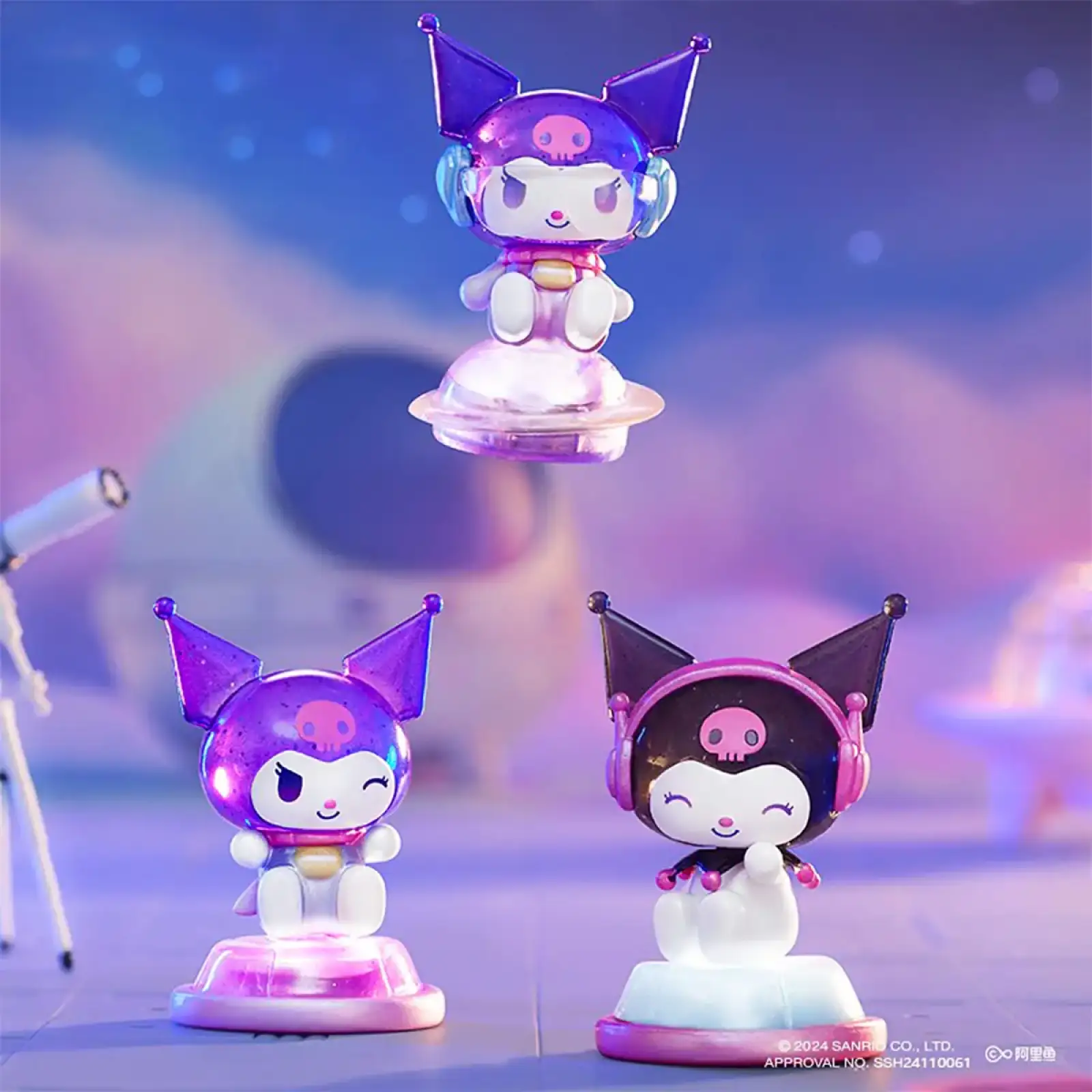 Фігурка-сюрприз POP TOP KUROMI – ГАЛАКТИЧНІ ПРИГОДИ (світло, в ас.) (24MQD-033)