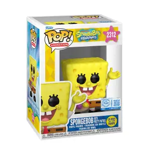 Ігрова фігурка FUNKO POP! серії "Губка Боб Квадратні Штани" - ГУБКА БОБ З КРАБСБУРГЕРАМИ (GW) (92009)