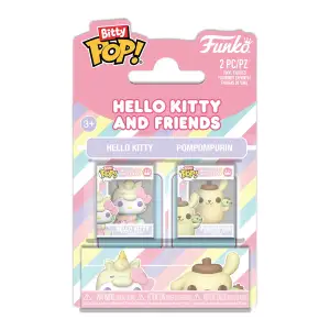 Набір ігрових фігурок BITTY POP! серії "Sanrio" - ХЕЛОУ КІТТІ ТА ПОМПОМПУРІН Funko (94212)