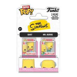 Набір ігрових фігурок BITTY POP! серії "Сімпсони" – БАРТ І МІСТЕР БЕРНС Funko (94216)