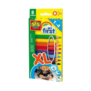 Набор ЦВЕТНЫХ КАРАНДАШЕЙ серии "My first" (8 цветов) SES Creative (14416)