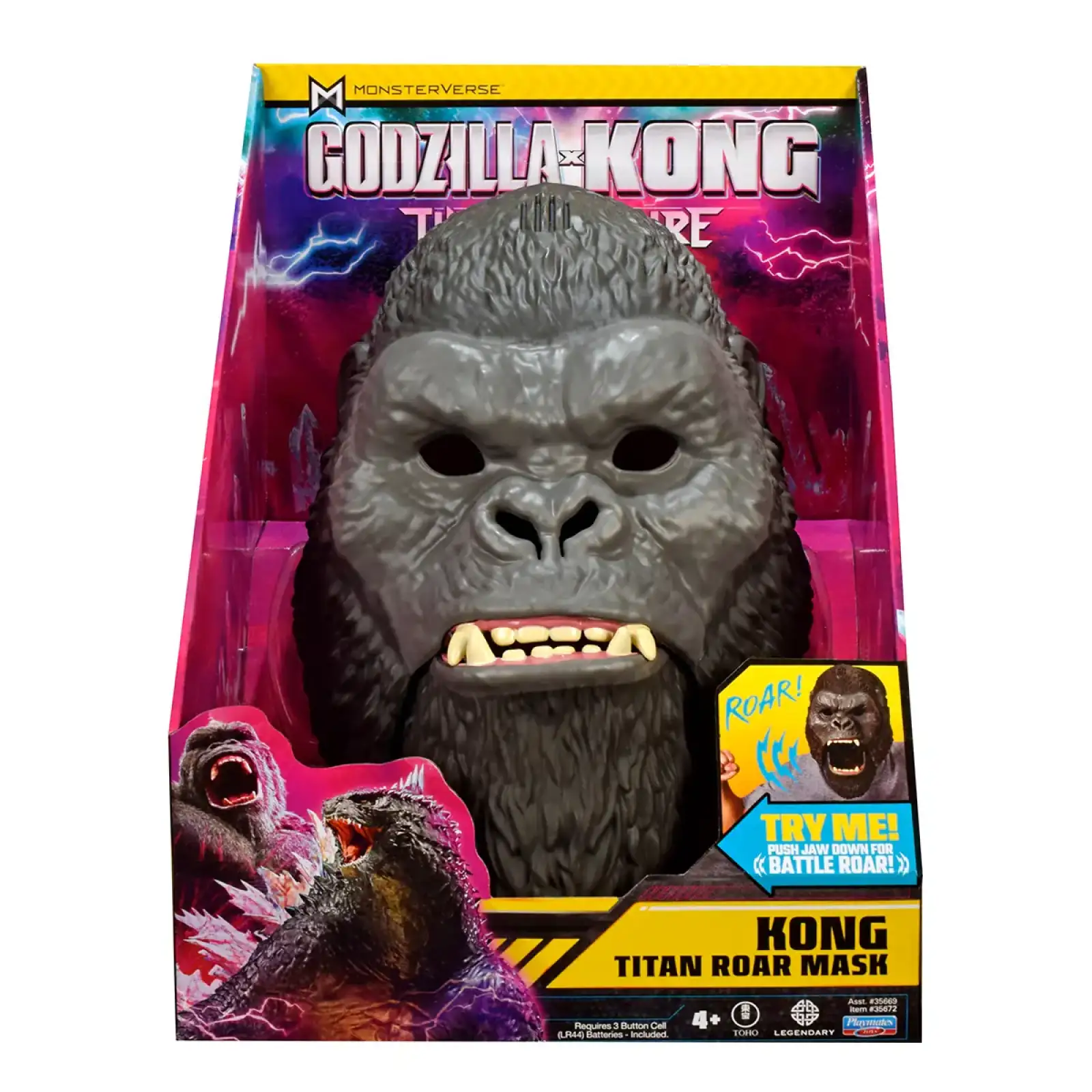 Інтерактивна іграшка GODZILLA VS. KONG - МАСКА КОНГА (звук) (35672)