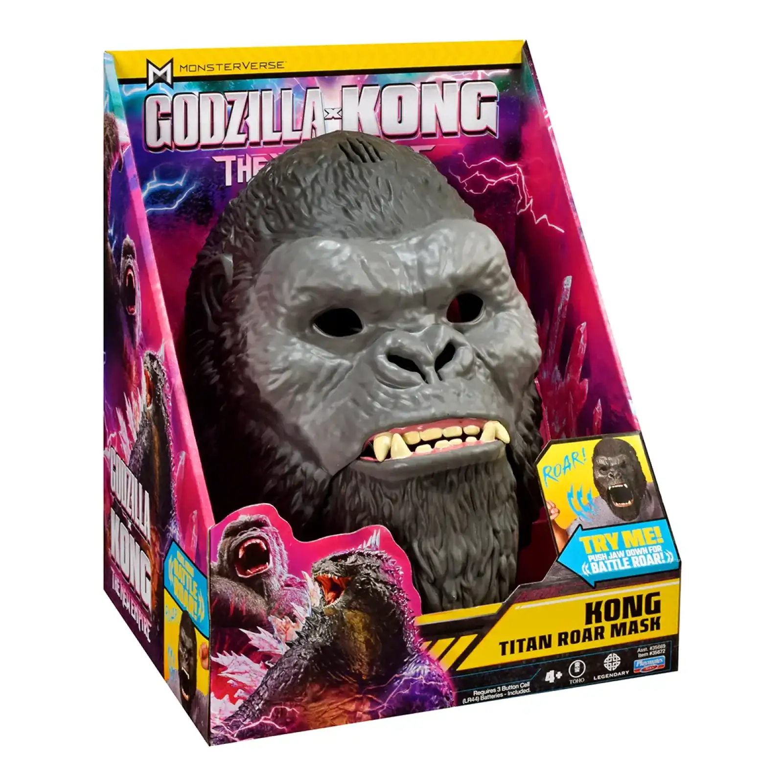 Інтерактивна іграшка GODZILLA VS. KONG - МАСКА КОНГА (звук) (35672)