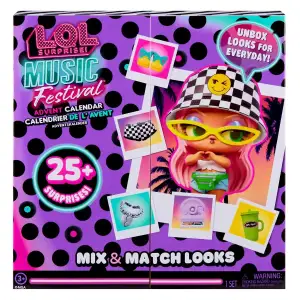 Игровой набор с куклой L.O.L. SURPRISE! серии "Music Festival" – АДВЕНТ-КАЛЕНДАРЬ (25 сюрпризов) (256595)